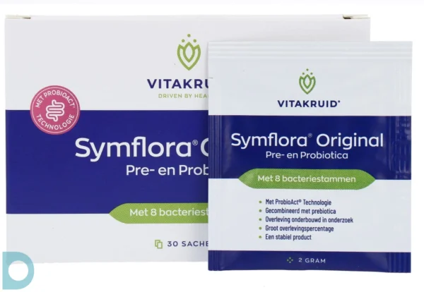 Vitakruid Symflora Original Pre- en Probiotica 30 sachets - Afbeelding 2