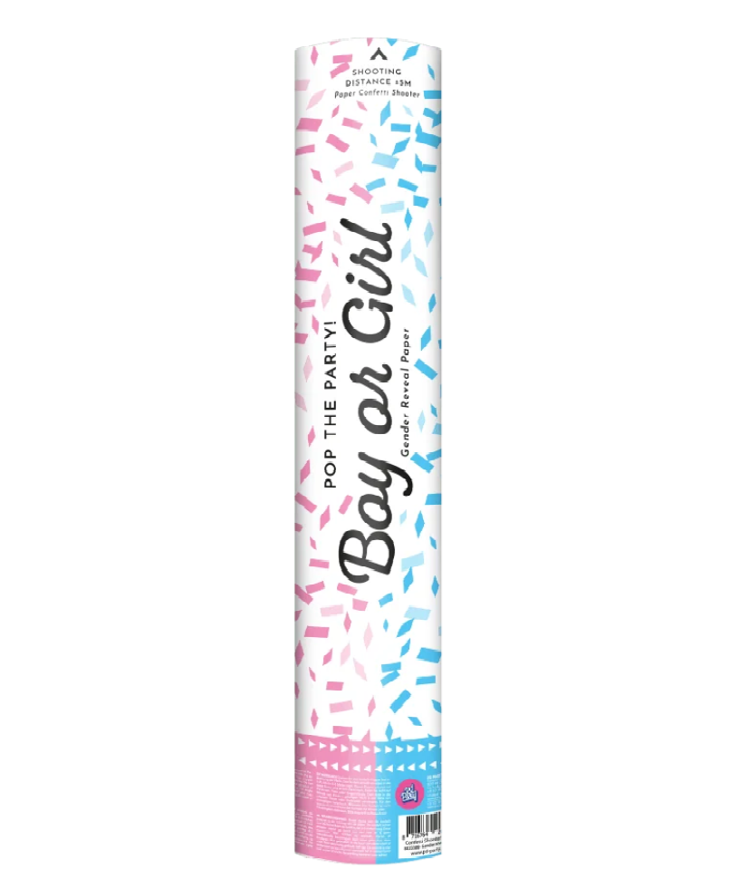 Gender reveal Confetti Kanon!